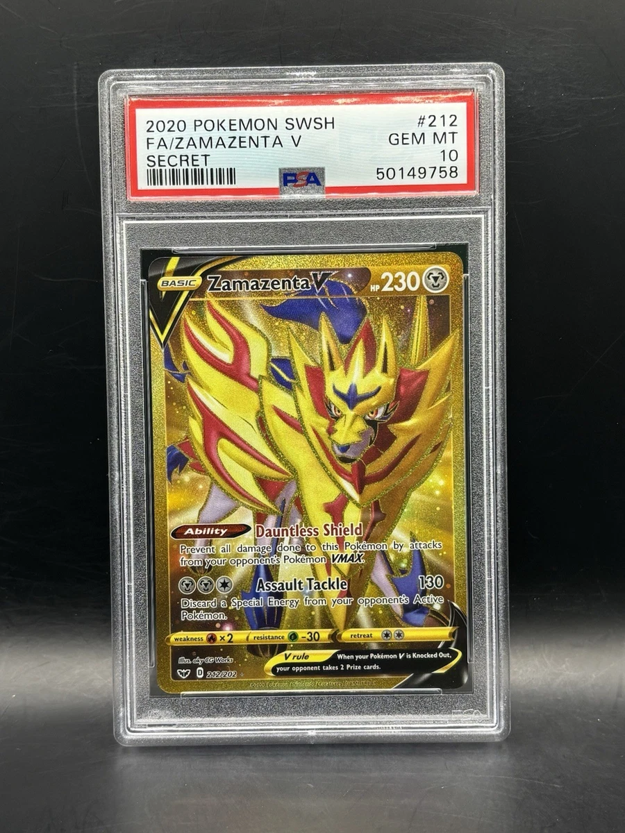 Preços baixos em Zamazenta V 212/202 Swsh01: Sword & Shield | eBay