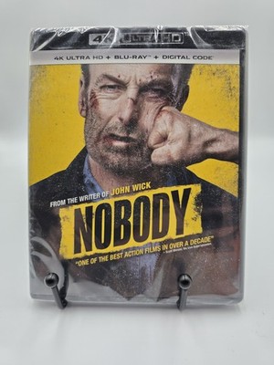 Nobody 4K (4K+Blu-ray+Digital) from the writer of John Wick NEW SEALED 