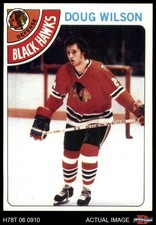 1978 Topps #168 Doug Wilson Blackhawks RC HOF 7 - NM