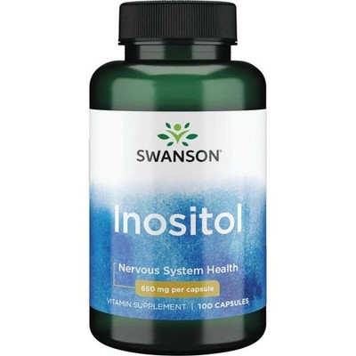 Swanson Inositol, 650mg - 100 caps (442,22 EUR/kg)