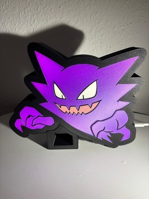 Haunter Pokémon LED Lampe   Handgemachte Anime- & Gaming-Deko