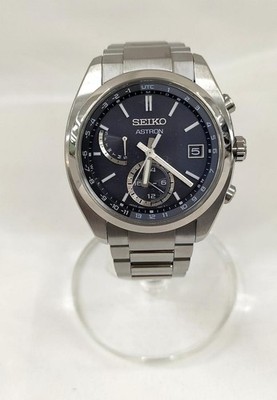 Seiko Astron 8B63-0BA0 SBXY015 Solar Funk Herren Armbanduhr Titan