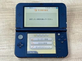 IPS Nintendo New 3DS XL Metallic Blue Console IPS Top Tested D2092