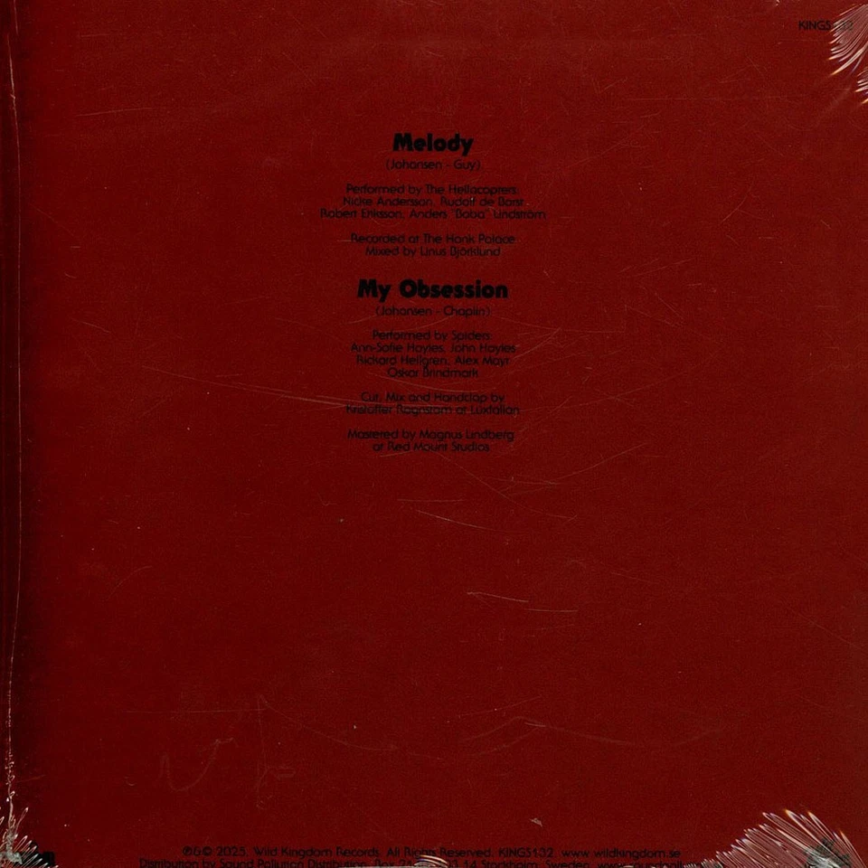 The Hellacopters & Spiders - Melody My Obsession (Vinyl 7" - 2025 - Original) - Bild 3 von 3