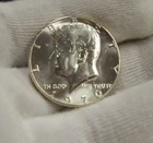 1970 D US Kennedy Unc Silver Half 50c