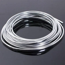 20FT Chrome Car Door Edge Molding Trim Seal Strip Scratch Protector Guard Decor