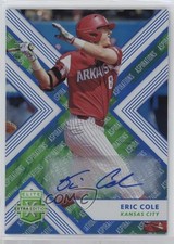 2018 Panini Elite Extra Edition Aspirations Tie-Dye 4/10 Eric Cole #166 Auto s3g