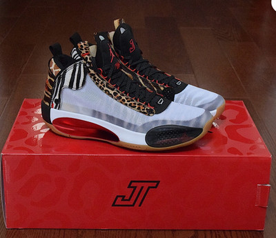 Size 11- Air Jordan 34 Jayson Tatum Welcome to the Zoo PE -NEW IN BOX