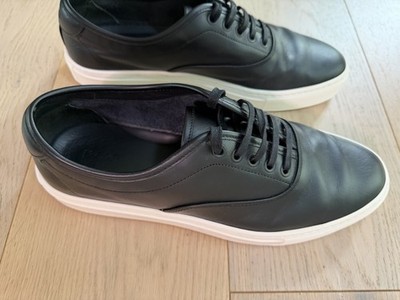 Koio Portofino Leather Sneakers Black /White Men s US 11 EU 44 Made in Italy