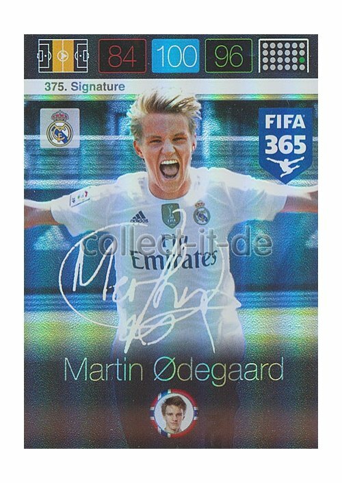 FIFA 365 Adrenalyn XL - Nr. 375 Martin Odegaard - Signatures | eBay