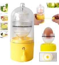 Scuotitore Agitatore Frullino per Uova in Plastica Scuotiuova Manuale Q-t191 - Miniatura 1