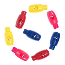 Plastic Paracord Crafting Bowling Pin Cord End Locks Multicolor 5-20pcs