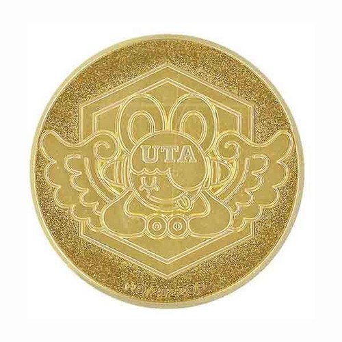 ONE PIECE FILM RED COMMEMORATIVE MEDAL 5cm LUFFY UTA - Picture 4 of 6