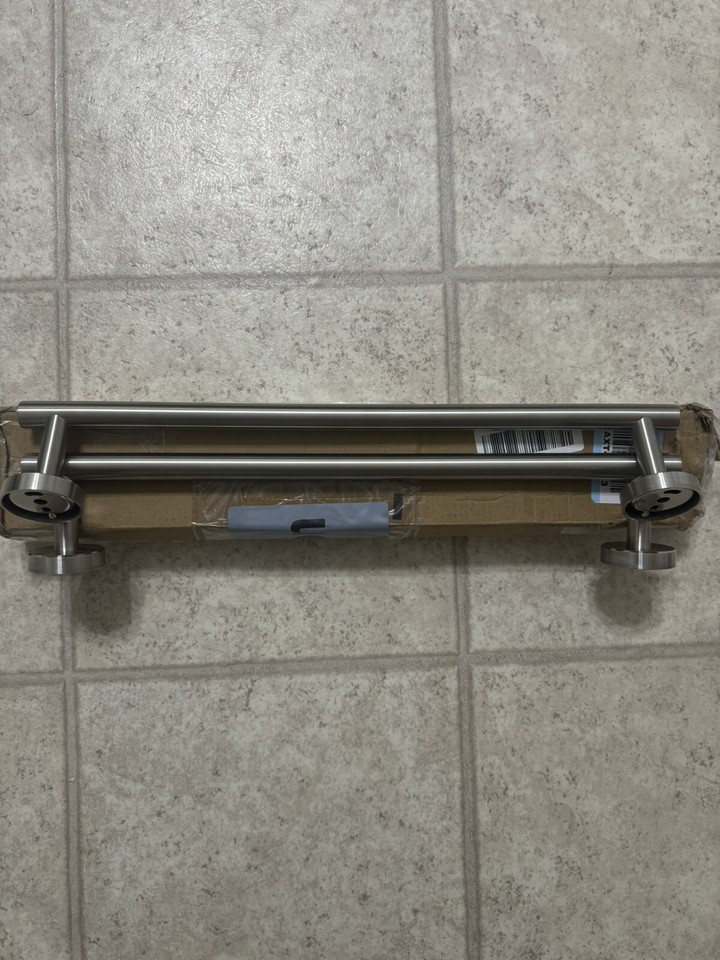 18 Inch Brushed Nickel Bathroom Kitchen Towel Bar Hanger Holder Rack