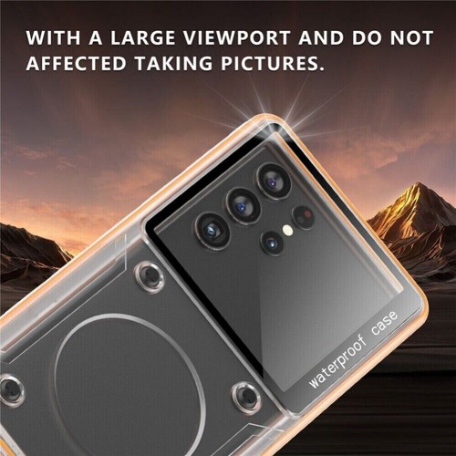 For Phone Size Between 5.5"- 6.9" Universal Waterproof Dustproof Full Case Cover - Picture 48 of 50
