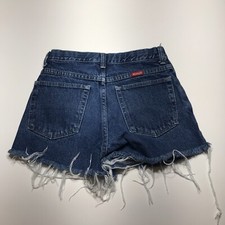 Wrangler Shorts Boys Sz 14 Reg Cut Off Denim Internal Adjustable Waist 5-Pocket