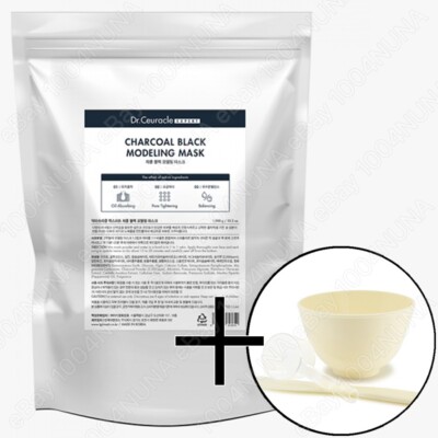 Dr.Ceuracle Expert Charcoal Black Modeling Mask Pack 1kg Tool Kit Skin Care