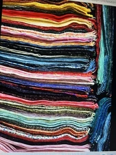 "All NEW" 25 All Different Colors 2.5 " X WOF,  Jelly Roll Cotton Quilt strips