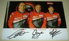 Le Mans 2019 - WEC Du Mans Clearwater Racing Ferrari 488 GTE AM #61 Signed Card
