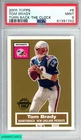 2005 TOPPS TURN BACK THE CLOCK TOM BRADY #6 NEW ENGLAND PATRIOTS PSA 9 MINT