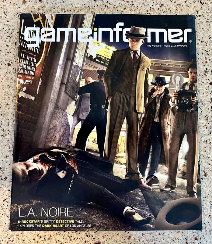 Game Informer: Video Game Magazine "L.A. Noire" Issue #203 2010.