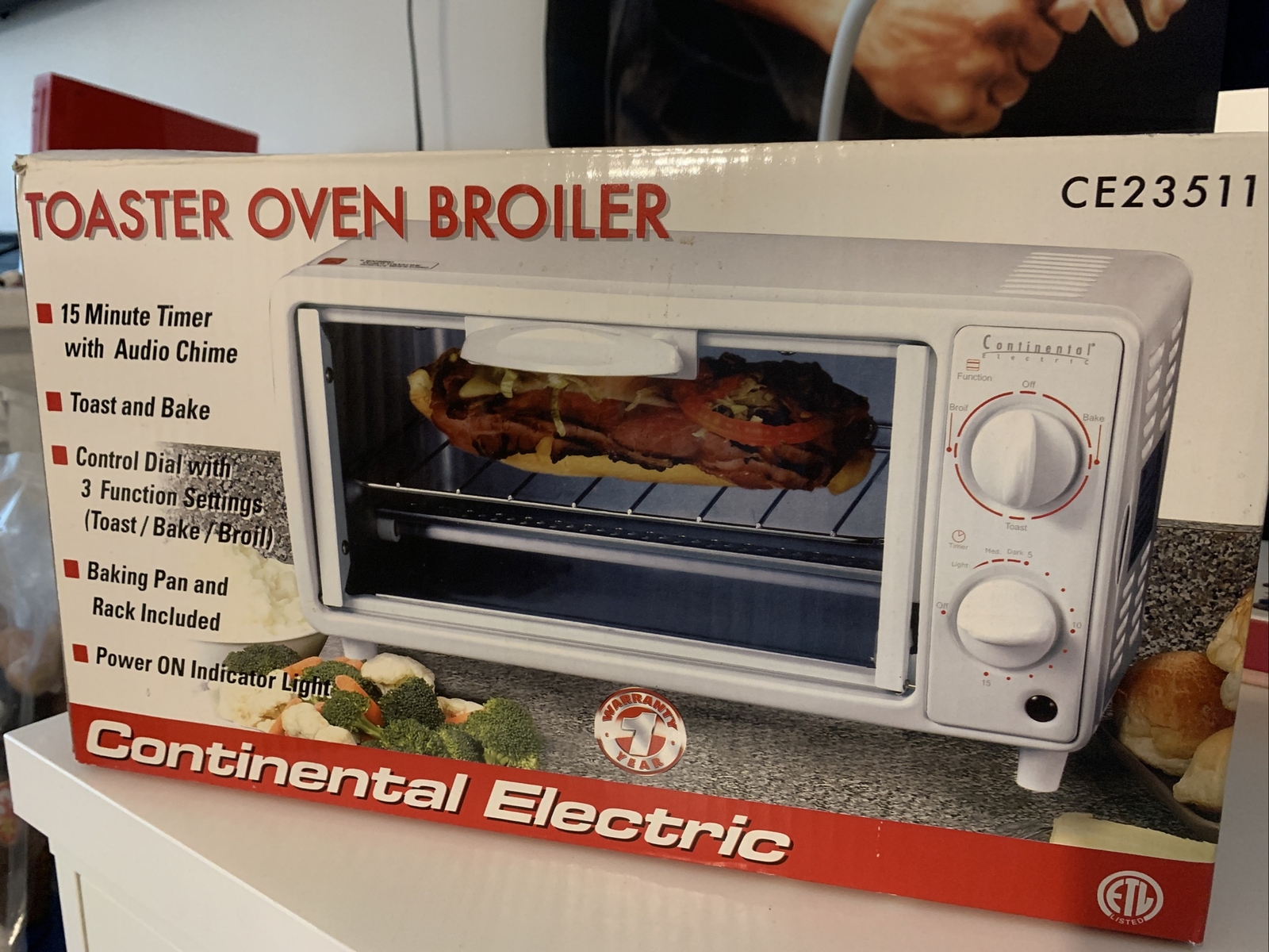 Continental Electric Toaster Oven NIB CE23511 eBay
