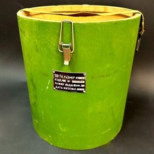 ORIGINAL PILOT HELMET BOX "ZSh 7A" SOVIET UNION FLIGHT HIGH ALTITUDE "MIG" USSR