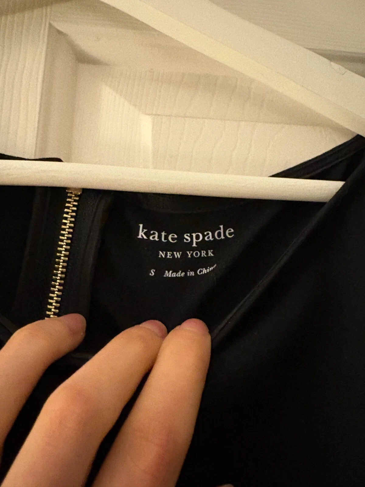 Abito Fiorella Ricamato Kate Spade Nero Taglia S