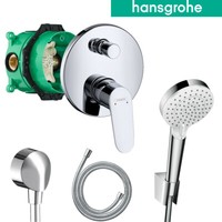 Hansgrohe Unterputz Badewannenarmatur Focus Armatur Set Wanne Dusche Ibox Up