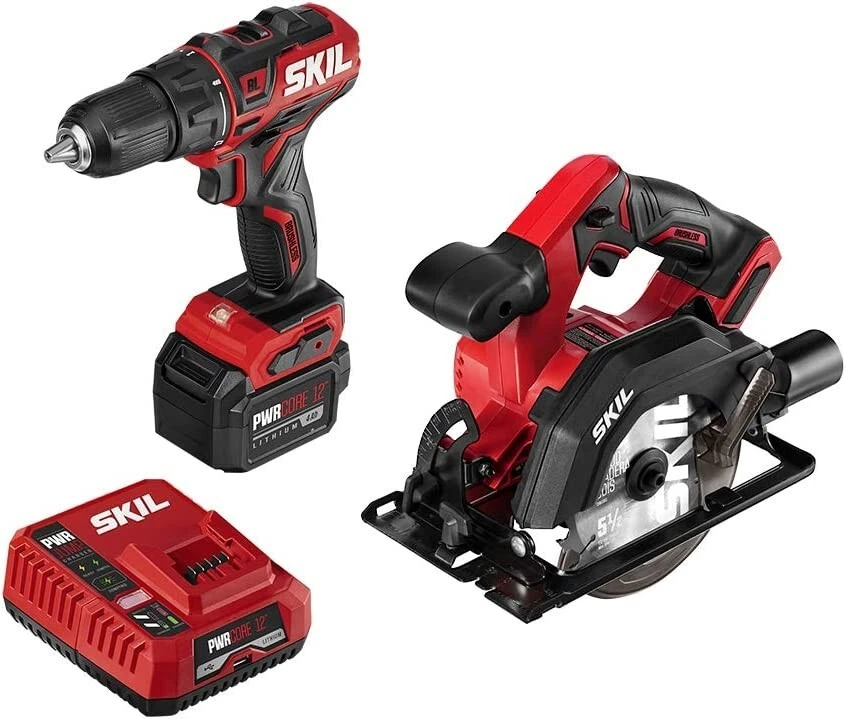 SKIL 2 Tool Kit PWRCore 12 Brushless 12V 1 2