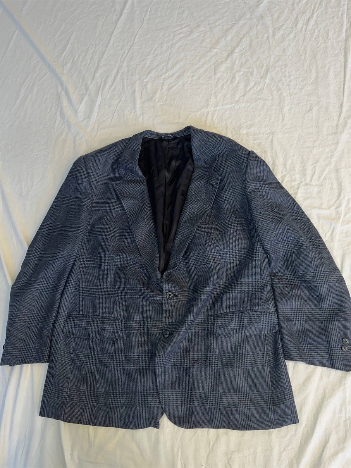 Giacca cappotto sportivo Burberry Blazer Bue Plaid vintage manca etichetta taglia