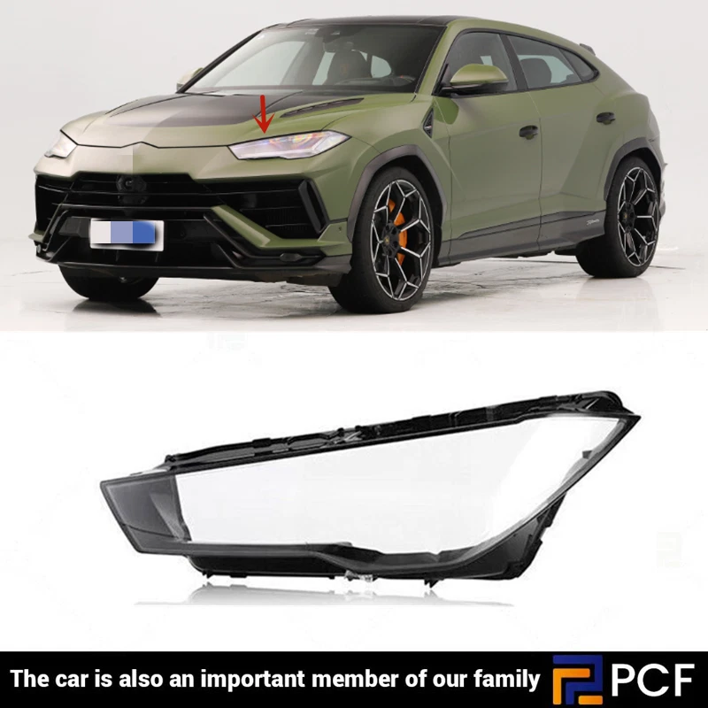 Carcasa de lente transparente para faros y pegamento de sellado conductor izquierdo para Lamborghini Urus 18-2024 Foto 4 de 4