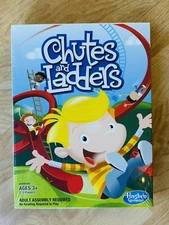 Chutes and Ladders Board Game, NEW! Ages 3+ Hasbro Game of Ups and Downs Classic