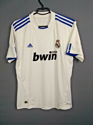 Real Madrid Jersey Women 2010/11 Home LARGE Shirt Camiseta Football Adidas ig93