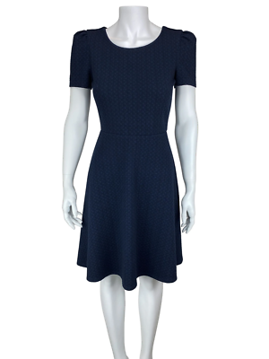 Esprit, Women' s Textured Fit & Flare Dress, Navy, Size XS | eBay