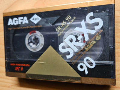 NEU OVP AGFA SR XS 90 Kassette Cassette TYPE II NEW OVP GERMANY 1989