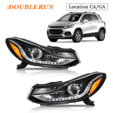 For 2017-2022 Chevrolet Chevy Trax LED DRL Projector Headlights Left&Right Pair