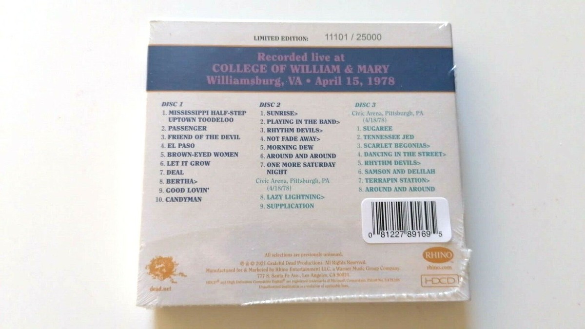 Grateful Dead　Dave's Picks Vol.37　3CD　新品 Michael Doherty's Music Log: Grateful Dead: “Dave's Picks Volume