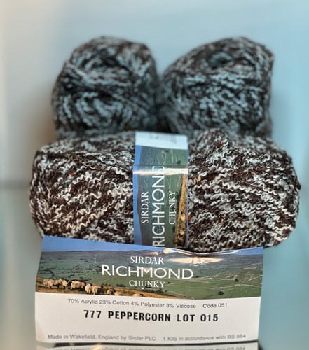 Chunky by Richmond 70/23/4/3 Acrylic/Cotton/Polyester/Rayon 165m made in England - Picture 7 of 16