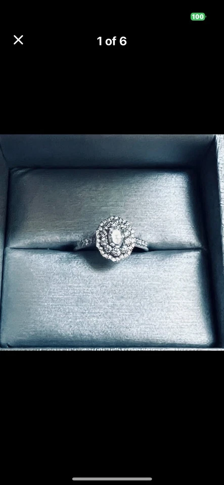 Красивое новое кольцо с бриллиантом от ZALESTM - Изображение 4 из 4