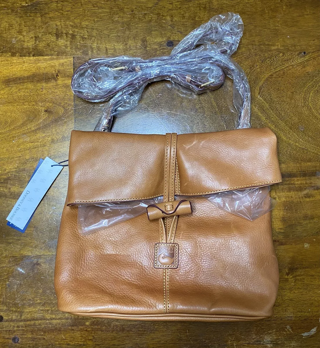 Dooney Bourke Florentine Medium Toggle Crossbody Bag in Natural