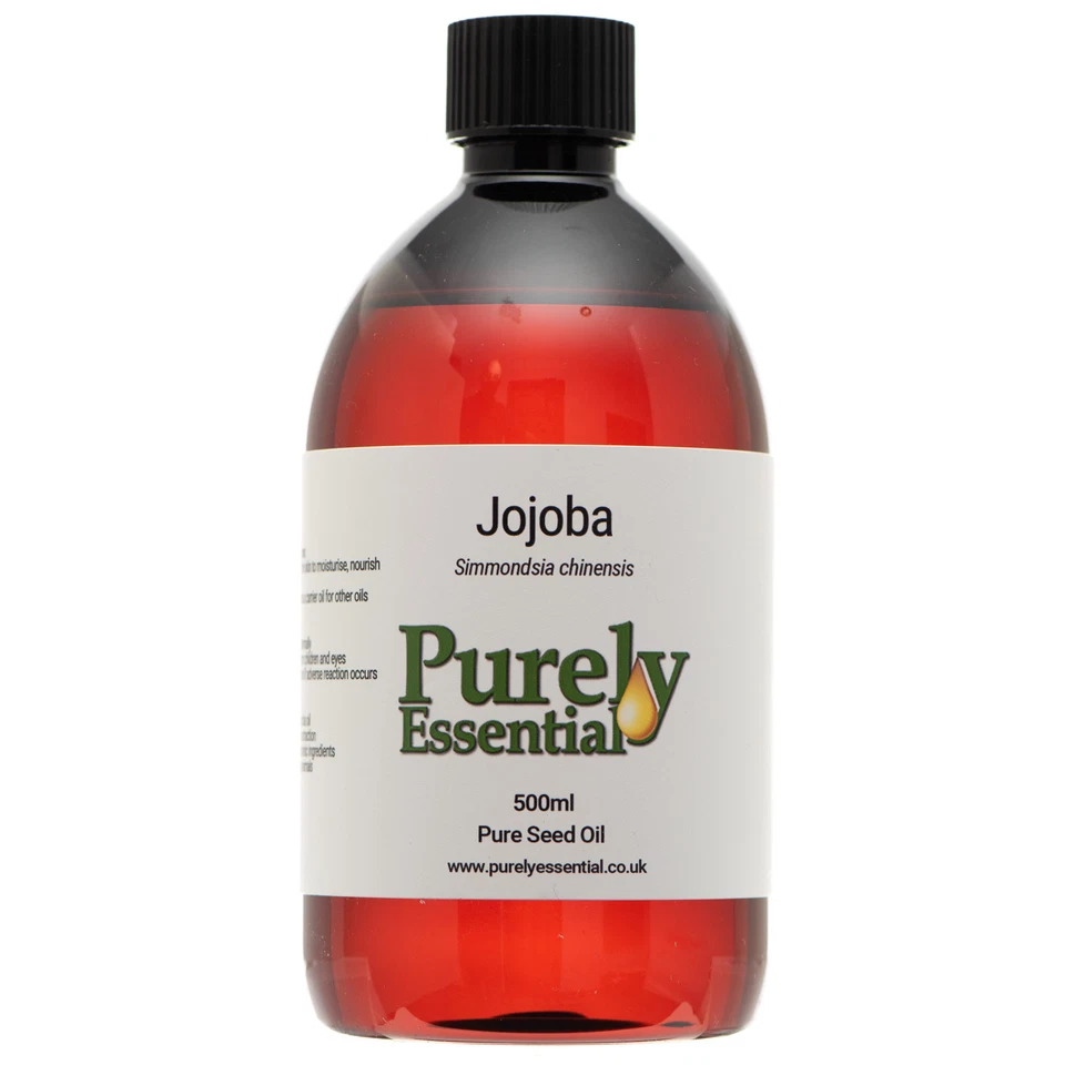 Golden Jojoba Oil 5ml 10ml 50ml 100ml 500ml, Pure & Natural, Purely Essential