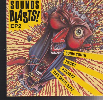 sounds blasts ep2 7'' uk  sonic youth prong railhead thin white rope no magazine
