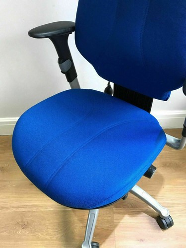SEDIA UFFICIO ERGONOMICA RH400 TESSUTO BLU .GARANZIA 24 MESI.GRATUITA DEL STANDARD - Foto 8 di 11