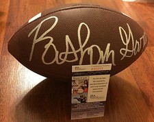 MICHIGAN WOLVERINES RASHAN GARY HAND SIGNED NCAA FOOTBALL W/ JSA COA