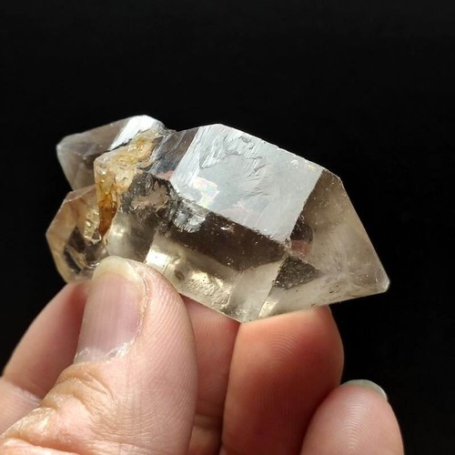 52g Natural Herkimer Diamond Symbiotic Crystal Quartz Smoke Healing 3248 - Picture 9 of 17
