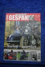 Motorcycle Sidecars No.152 2/16 Harley XR 1200 Zündapp KS 601 BMW K 75 GS Heeler