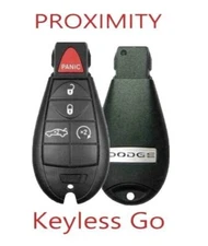 KEYLESS GO Fobik For DODGE Challenger 2008 - 2014 5 Button Remote Key IYZC01C