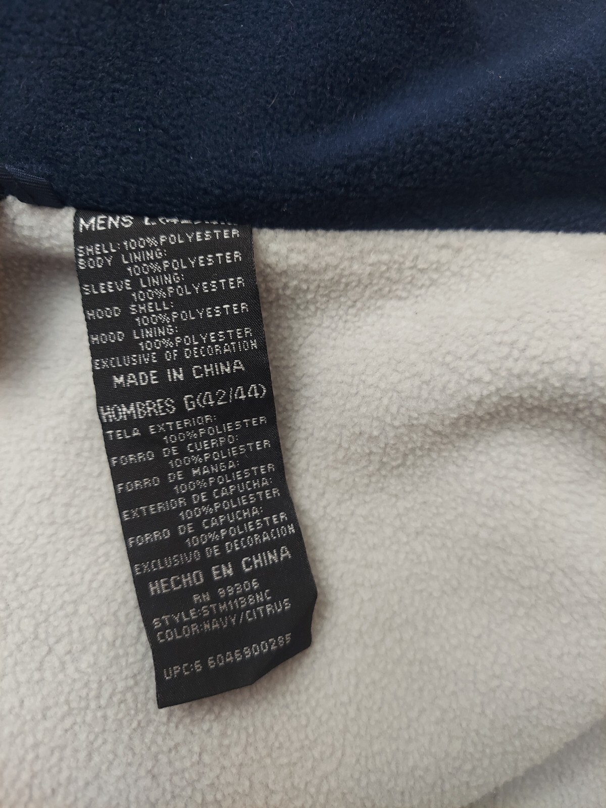 Starter Jacket Navy Yellow Gray Multi Zip Multi P… - image 8