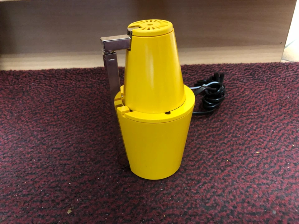 RR-Leuchten LAMPETTE Halogen GELB Designklassiker 60er Reiseleuchte NEU - Bild 3 von 4